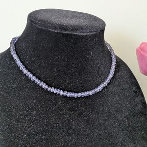 Lavender Beaded Choker Necklace By Brighton Jewelry